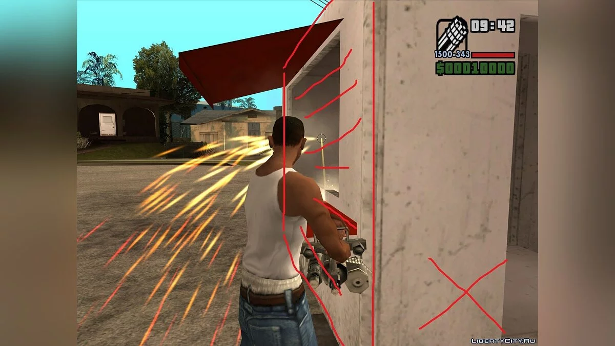 Исправленная коллизия Китайского ларька / GTA San Andreas