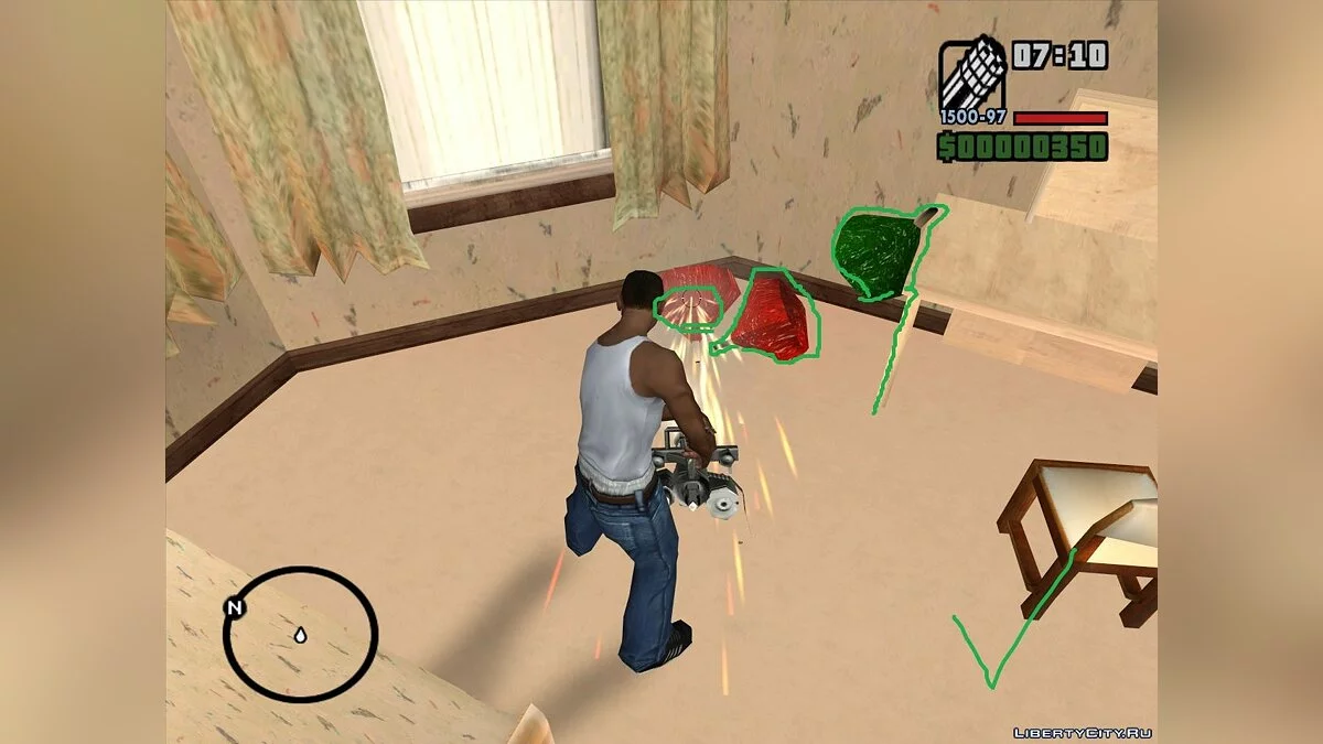 Исправленная коллизия объектов в доме Кэти [Неактуально] / GTA San Andreas