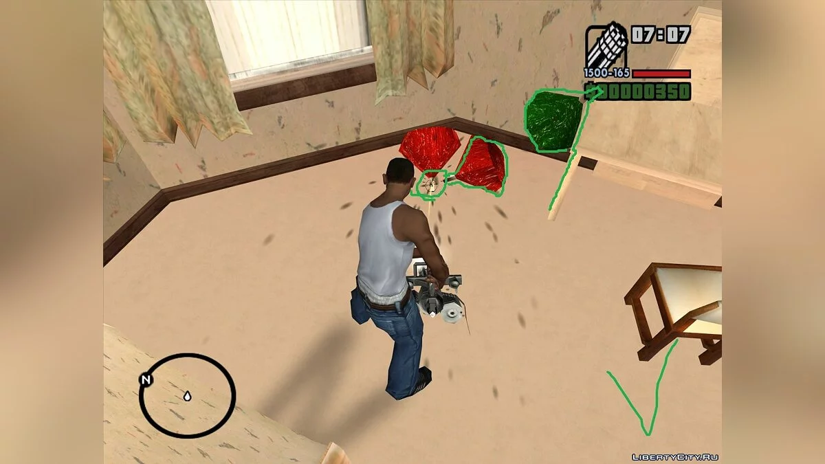 Исправленная коллизия объектов в доме Кэти [Неактуально] / GTA San Andreas