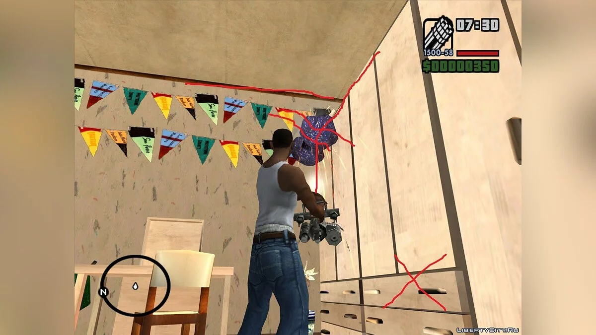 Исправленная коллизия объектов в доме Кэти [Неактуально] / GTA San Andreas