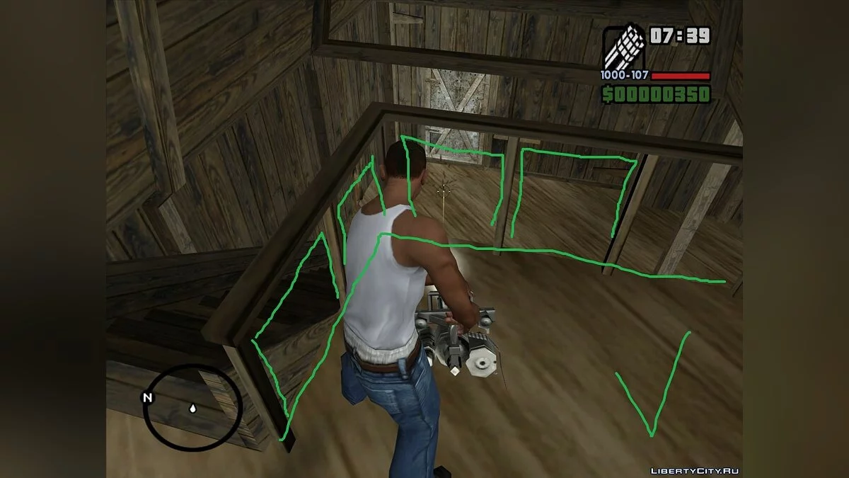 Исправленная коллизия в амбаре Хелены [Неактуально] / GTA San Andreas