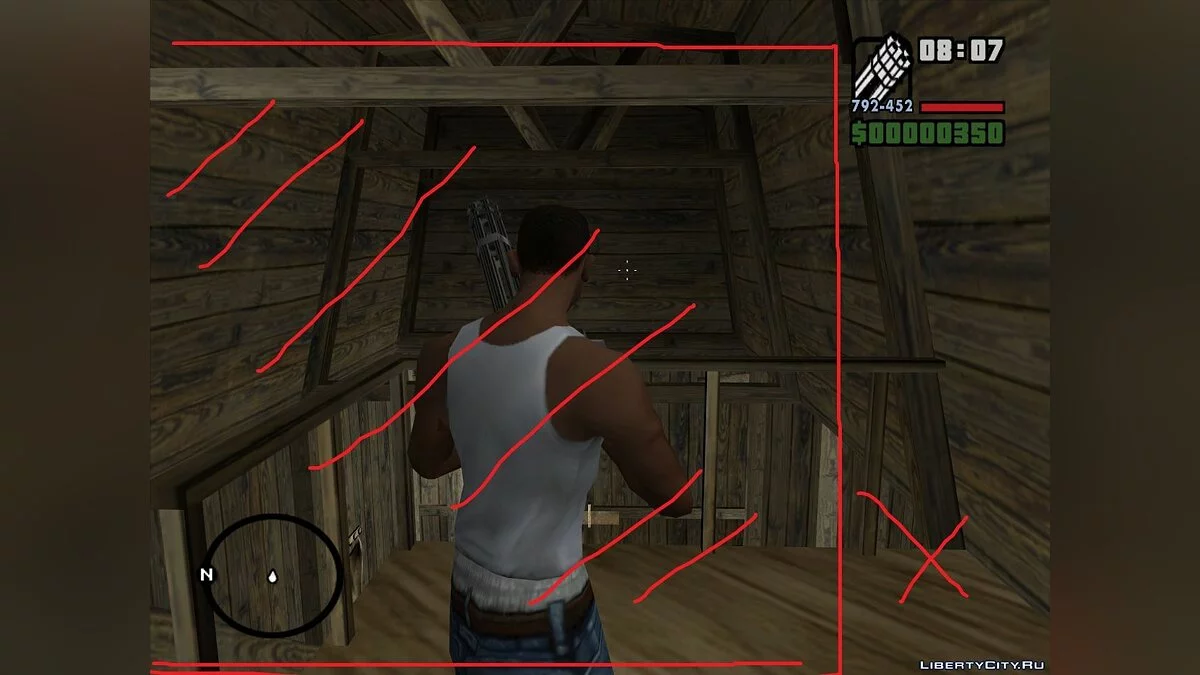 Исправленная коллизия в амбаре Хелены [Неактуально] / GTA San Andreas