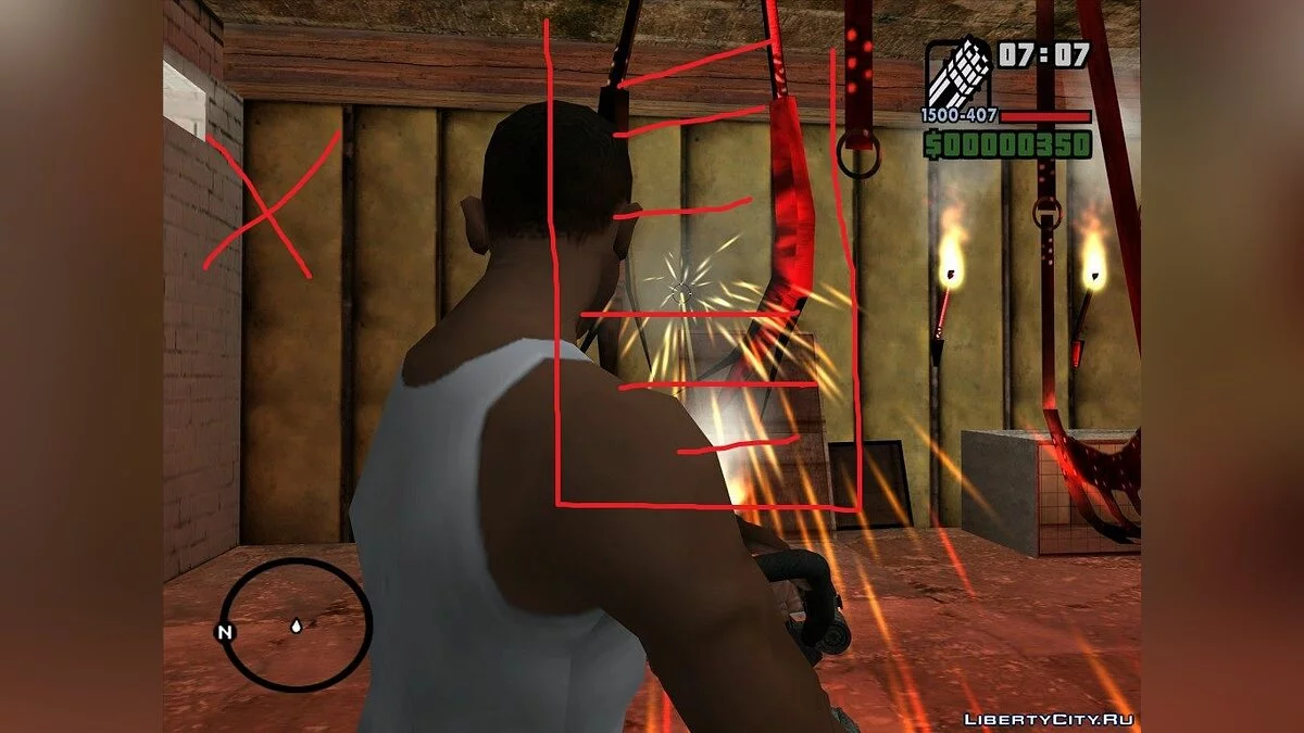 Исправленная коллизия в доме Милли [Неактуально] / GTA San Andreas