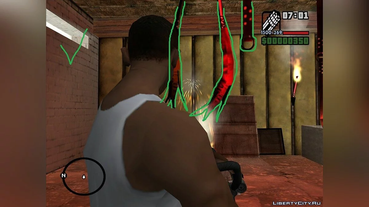 Исправленная коллизия в доме Милли [Неактуально] / GTA San Andreas