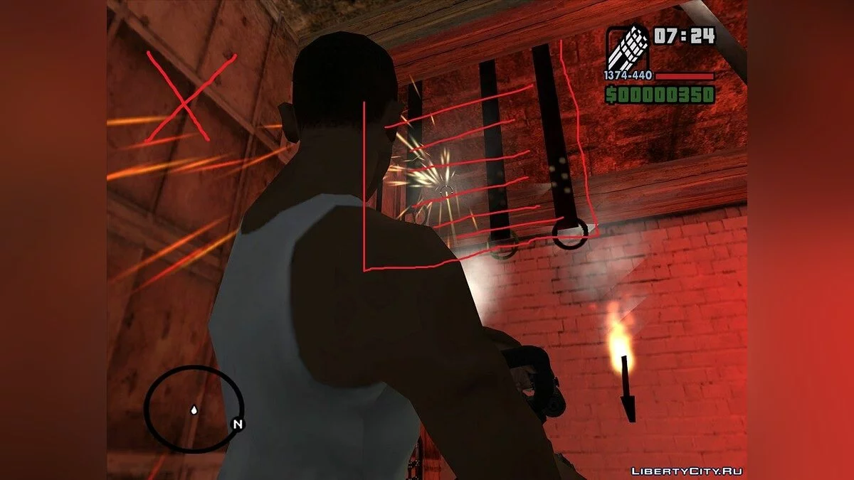 Исправленная коллизия в доме Милли [Неактуально] / GTA San Andreas