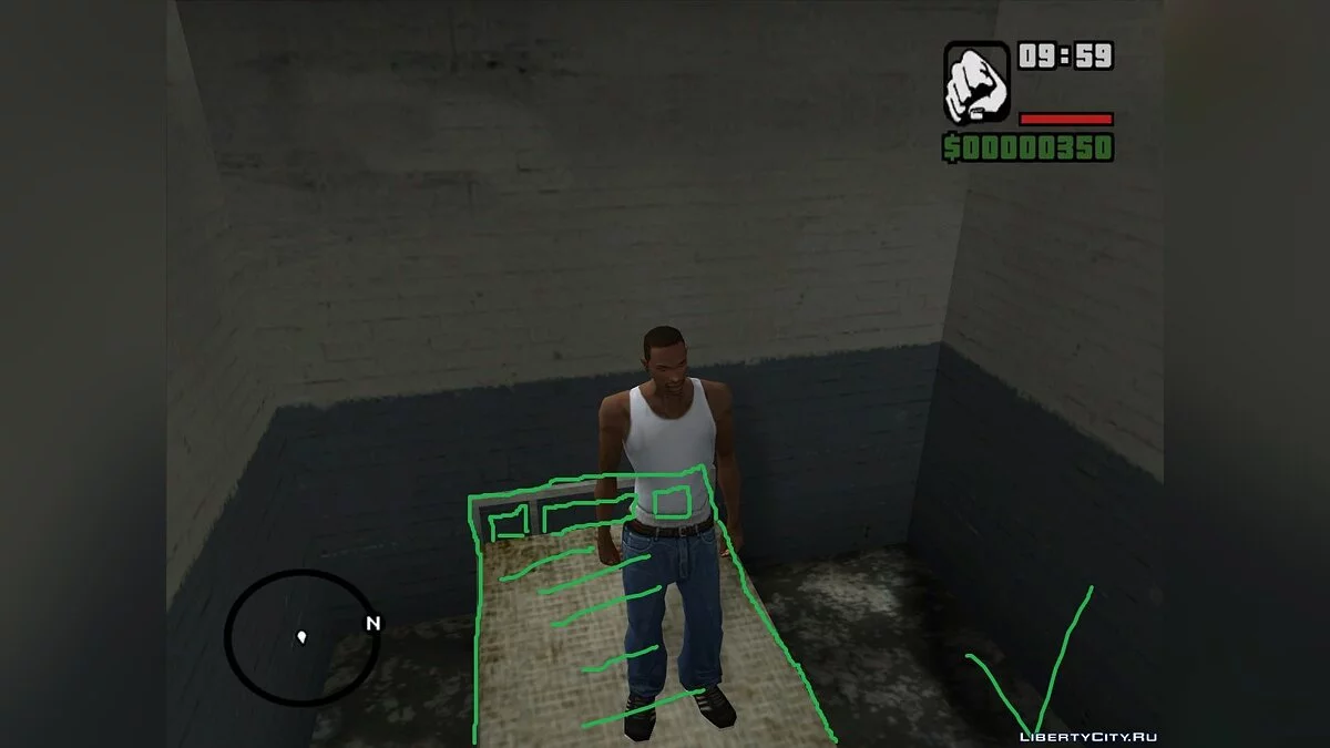 Исправленная коллизия в участке Барбары [Неактуально] / GTA San Andreas