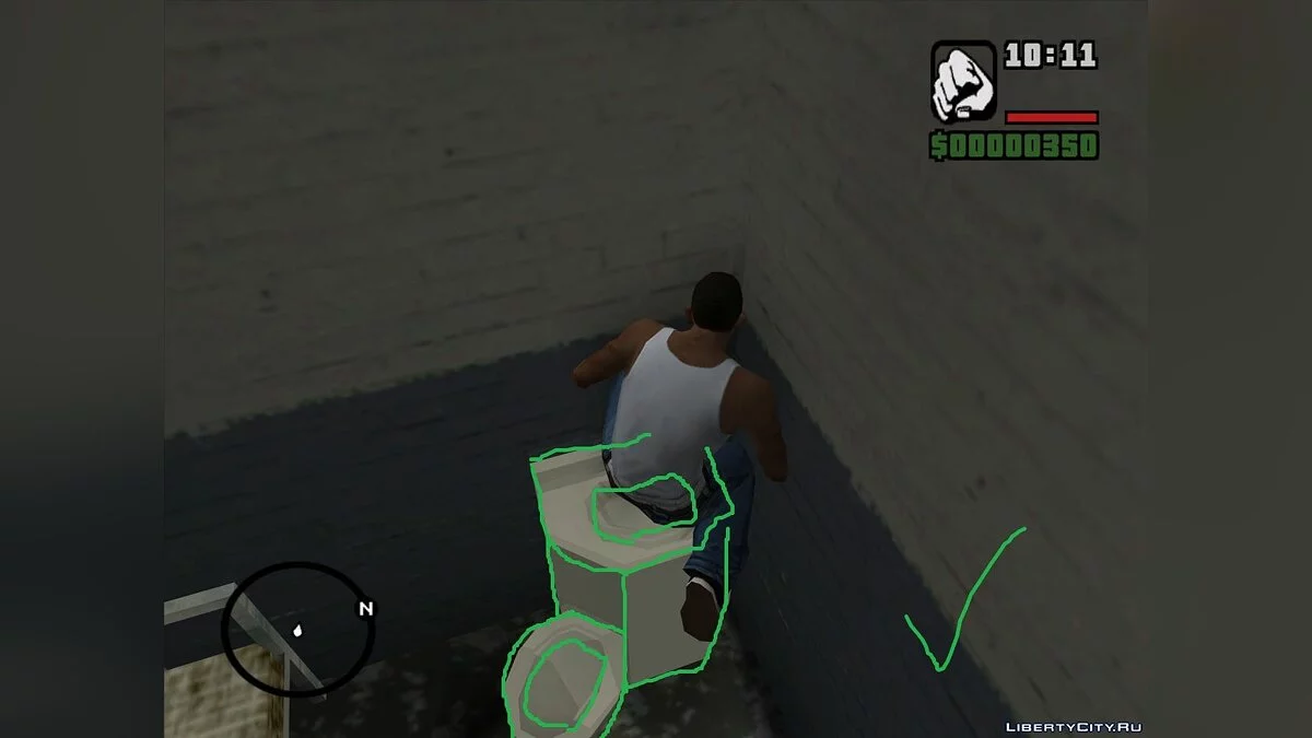 Исправленная коллизия в участке Барбары [Неактуально] / GTA San Andreas