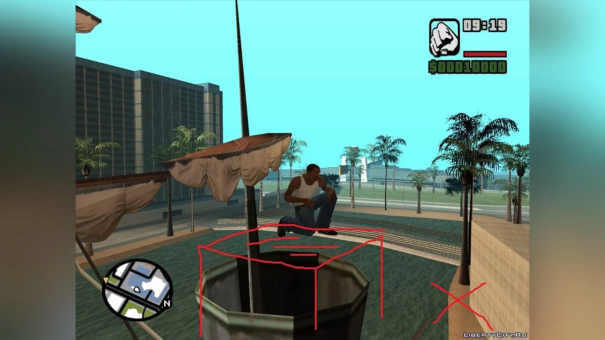 Коллизия для пиратского корабля / GTA San Andreas