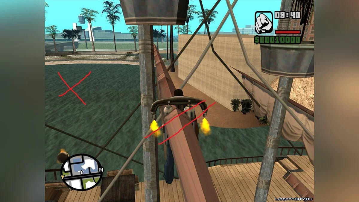 Коллизия для пиратского корабля / GTA San Andreas