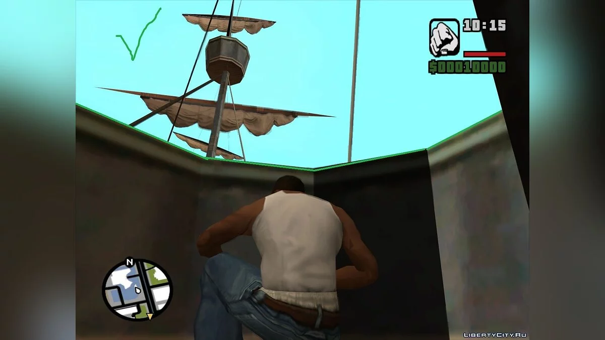 Коллизия для пиратского корабля / GTA San Andreas