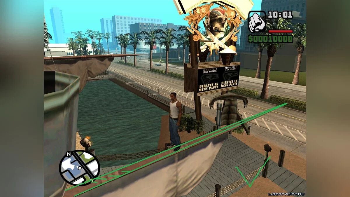 Коллизия для пиратского корабля / GTA San Andreas