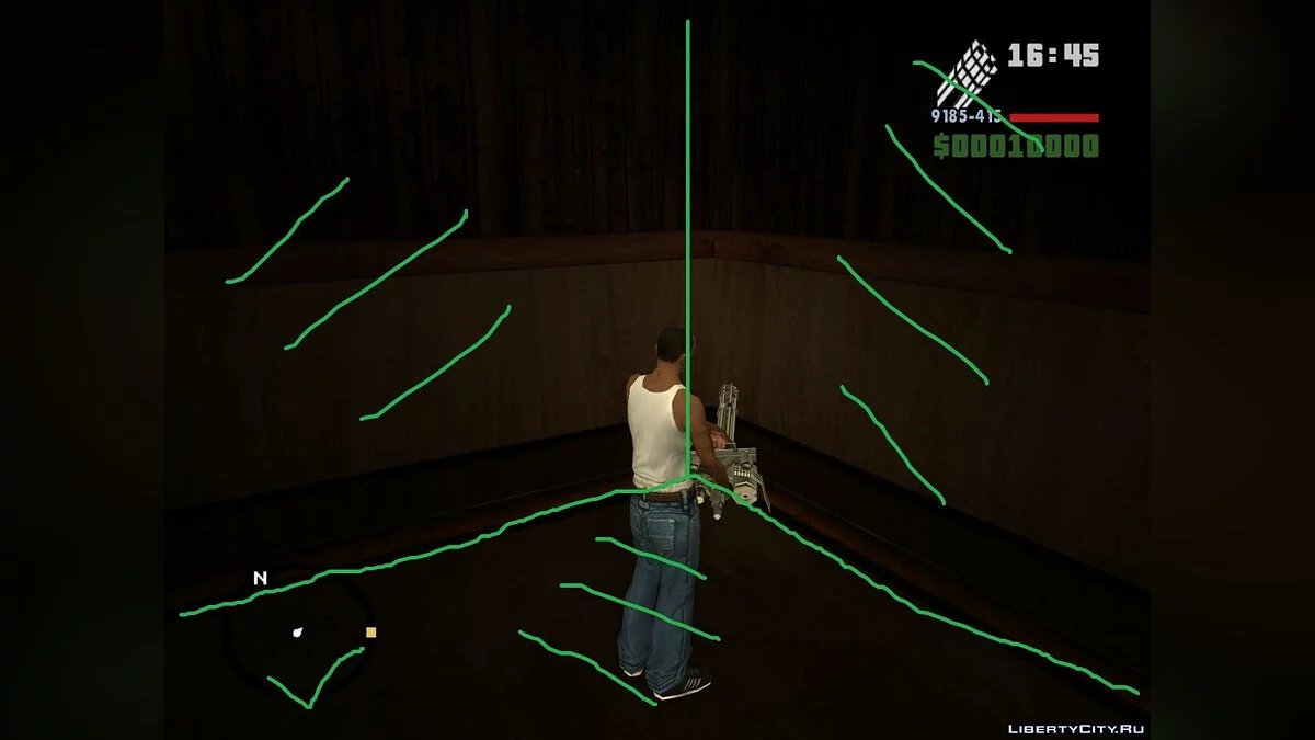 Коллизия интерьера деревенского бара [Неактуально] / GTA San Andreas