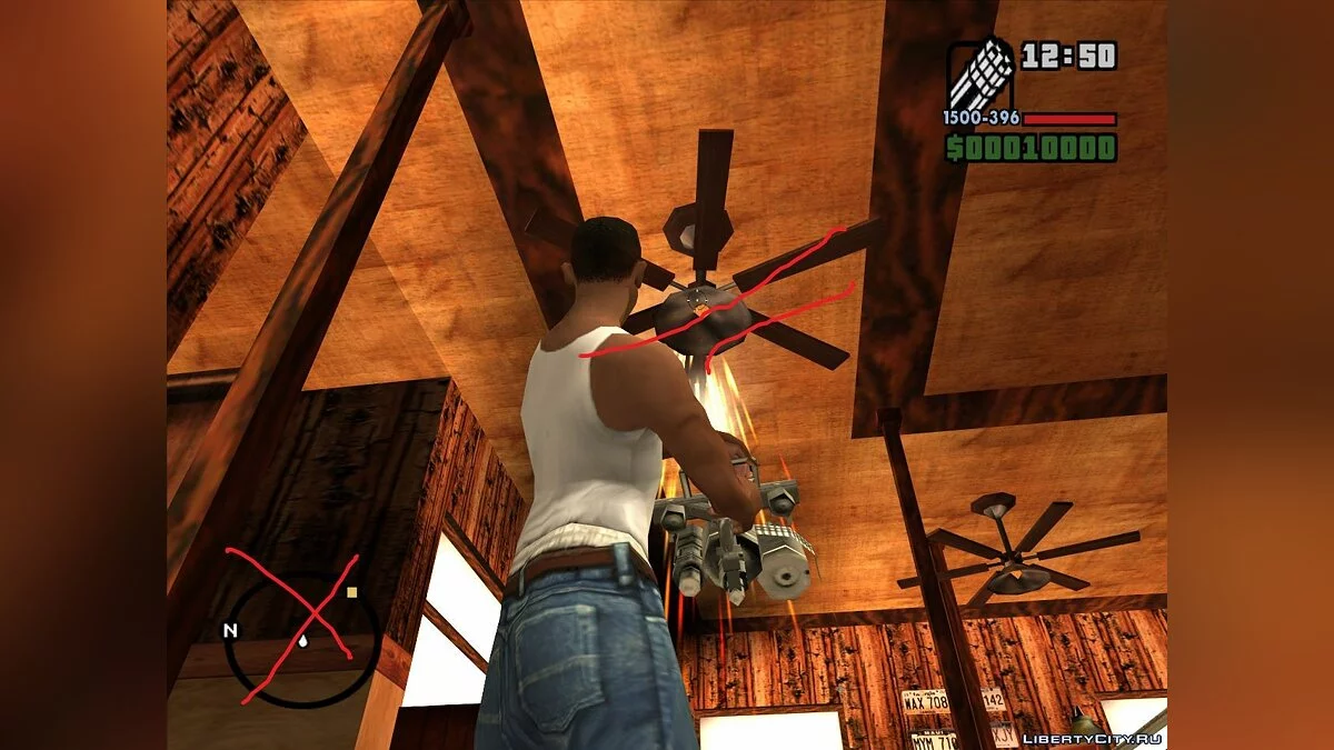 Коллизия интерьера деревенского бара [Неактуально] / GTA San Andreas