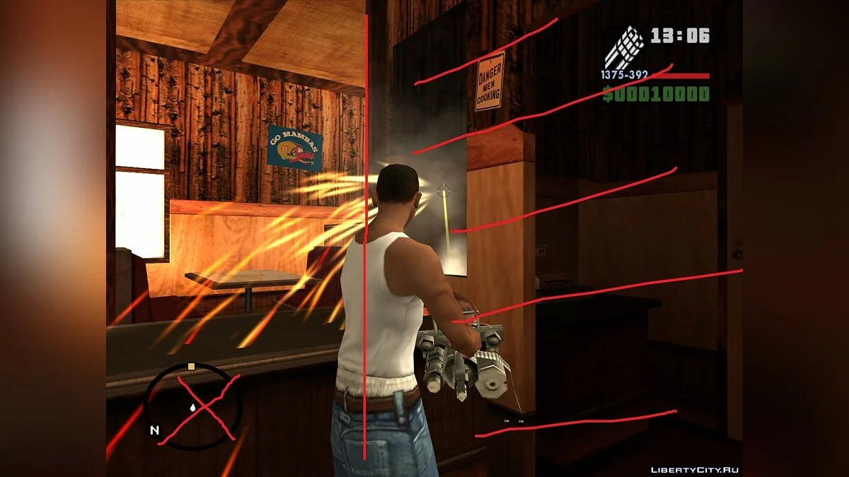 Коллизия интерьера деревенского бара [Неактуально] / GTA San Andreas