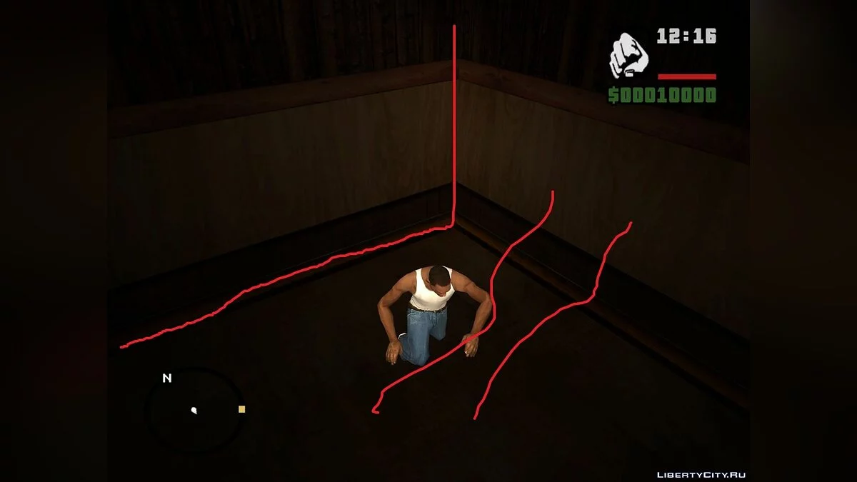 Коллизия интерьера деревенского бара [Неактуально] / GTA San Andreas