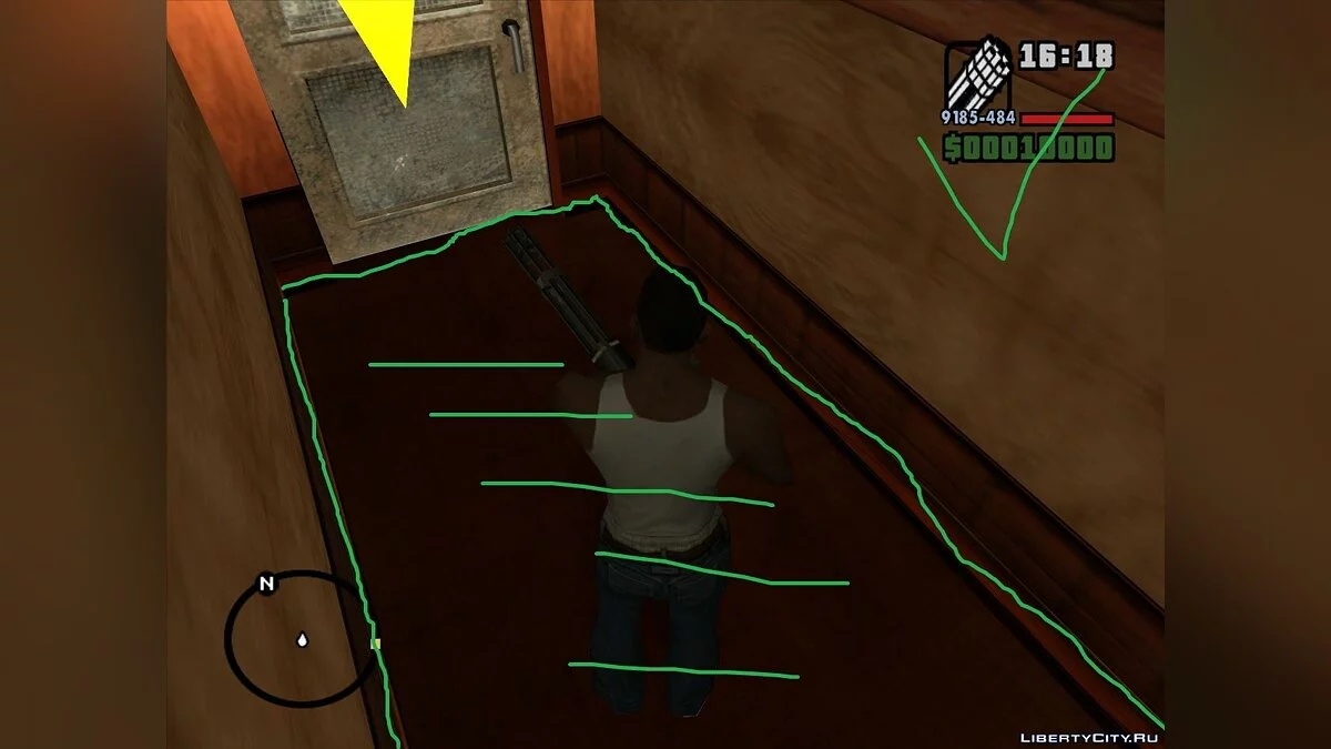 Коллизия интерьера деревенского бара [Неактуально] / GTA San Andreas