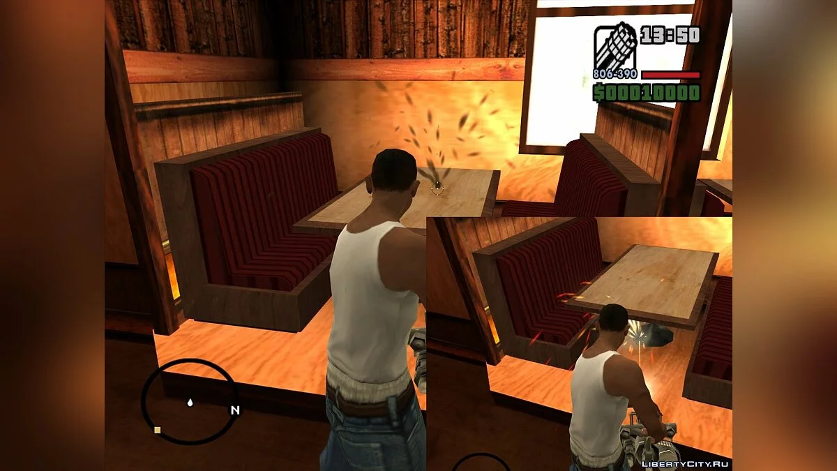 Коллизия интерьера деревенского бара [Неактуально] / GTA San Andreas