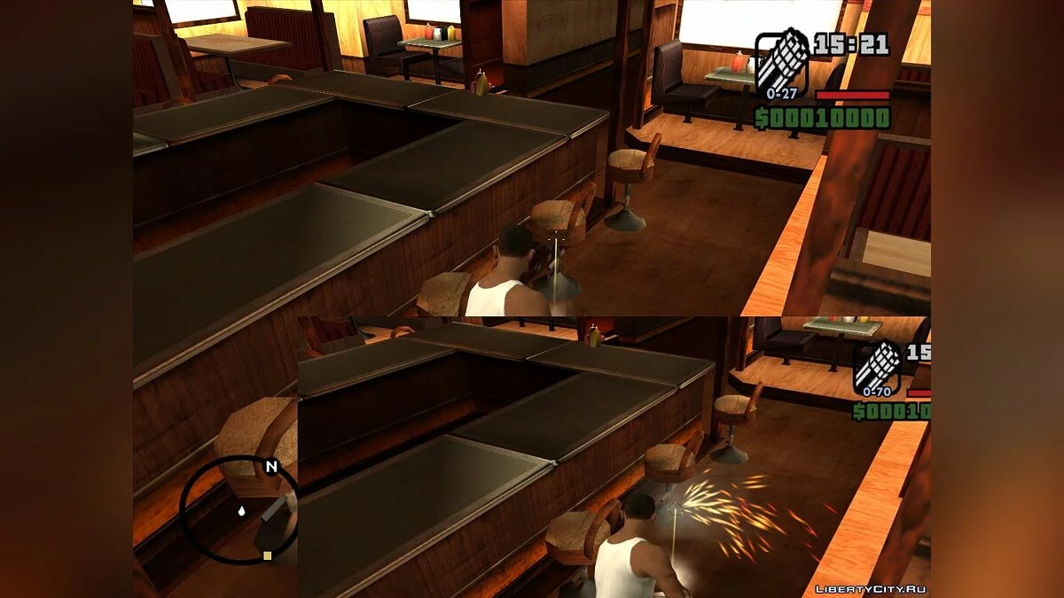 Коллизия интерьера деревенского бара [Неактуально] / GTA San Andreas
