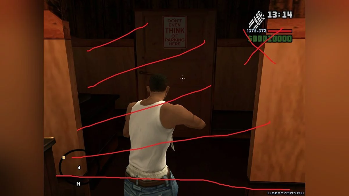 Коллизия интерьера деревенского бара [Неактуально] / GTA San Andreas