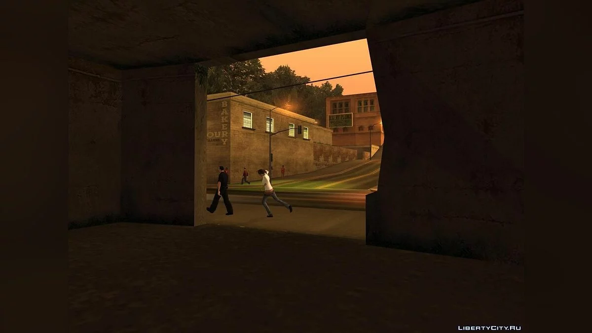 Открытый гараж в Доэрти / GTA San Andreas
