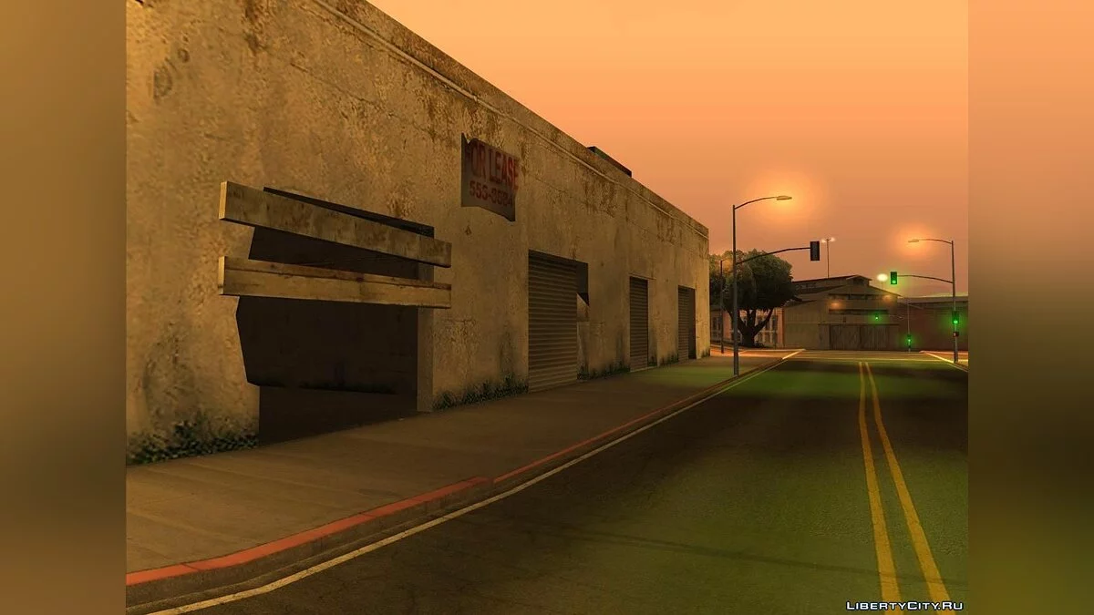 Открытый гараж в Доэрти / GTA San Andreas