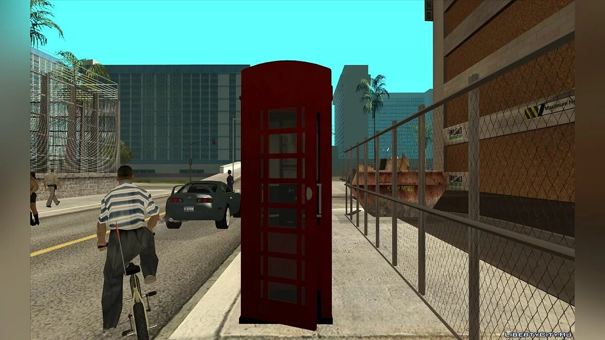 Британская телефонная будка / GTA San Andreas