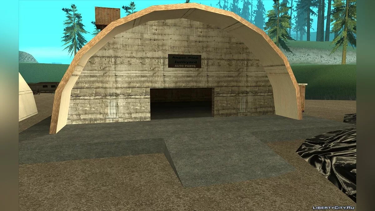 Обновленная свалка возле Сосны Ангела  / GTA San Andreas