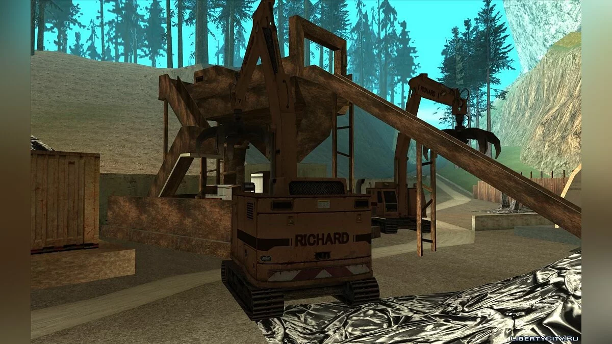 Обновленная свалка возле Сосны Ангела  / GTA San Andreas