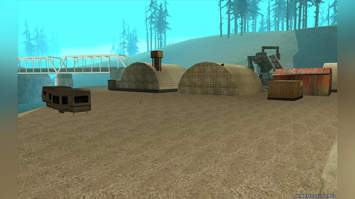 Обновленная свалка возле Сосны Ангела  / GTA San Andreas