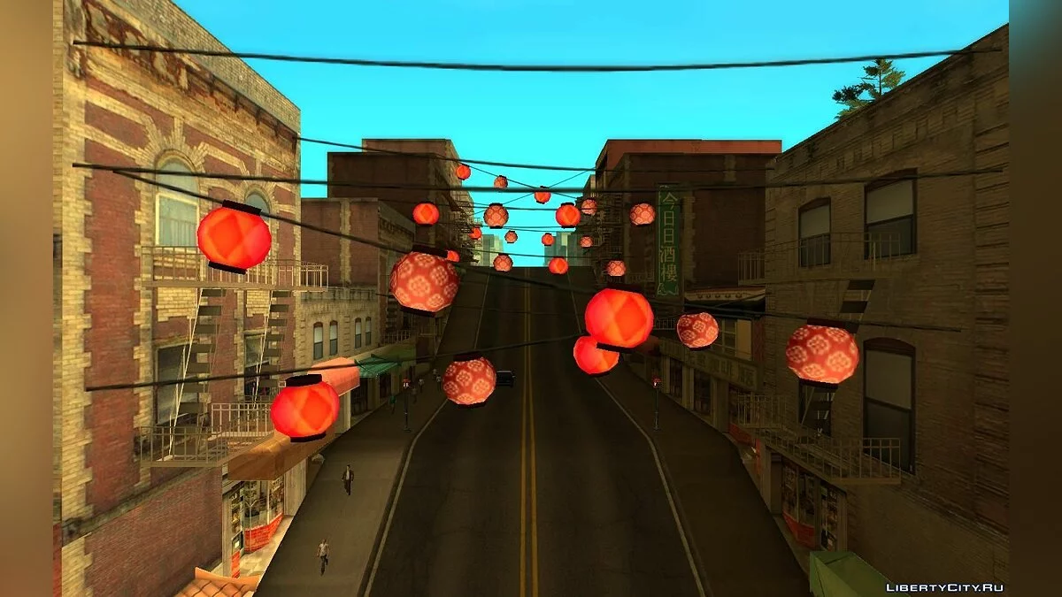 Китайские фонарики в Сан-Фиерро  / GTA San Andreas