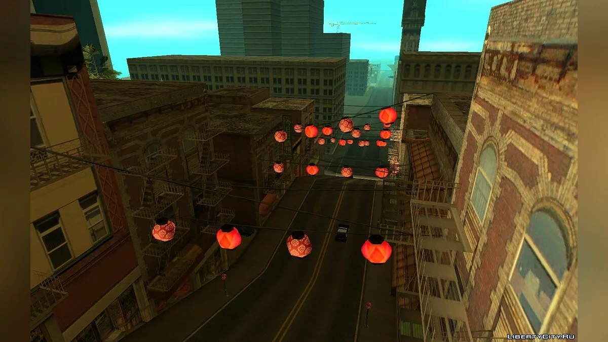 Китайские фонарики в Сан-Фиерро  / GTA San Andreas
