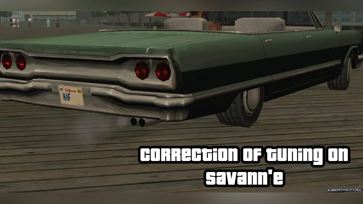 Tuning correction on Savanna / GTA San Andreas