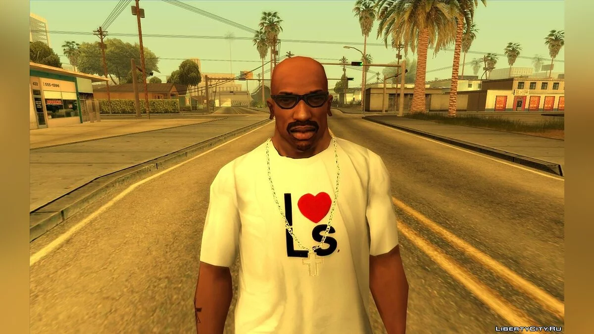 Возможность выбрать прическу и бороду / GTA San Andreas