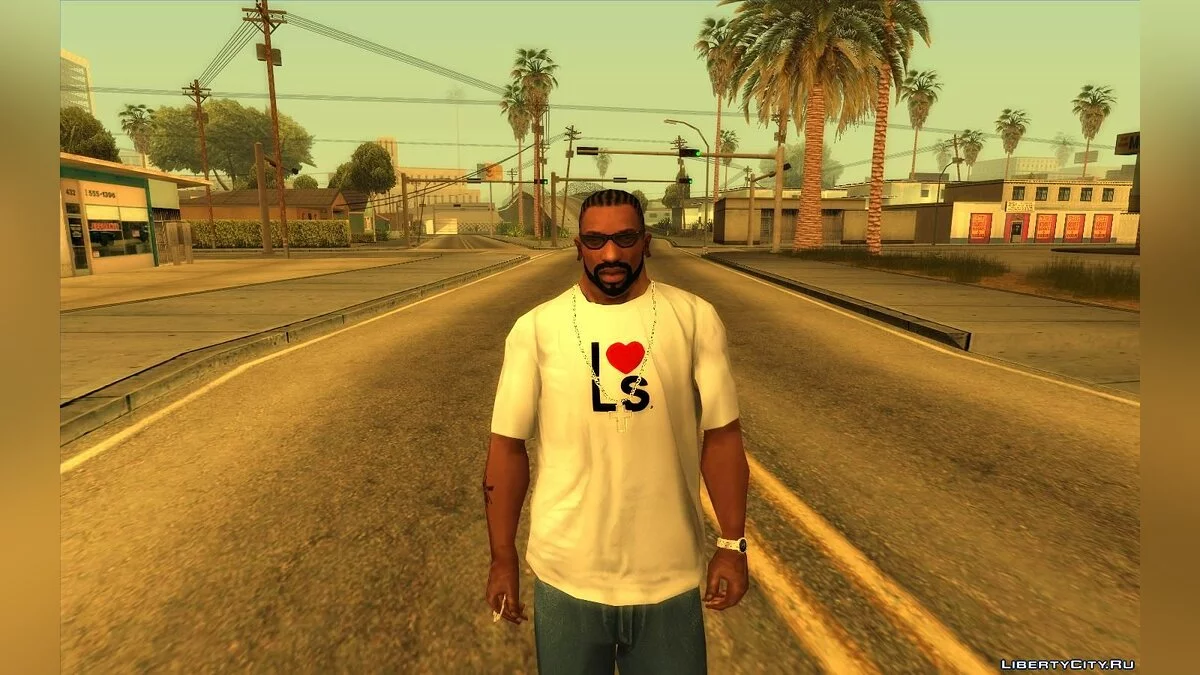 Возможность выбрать прическу и бороду / GTA San Andreas