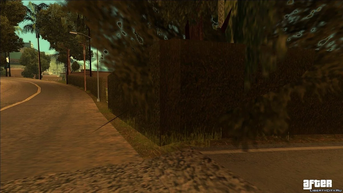 Richman-Mulholland bush fix / GTA San Andreas