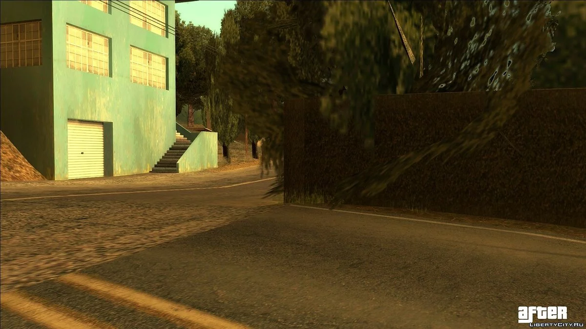 Richman-Mulholland bush fix / GTA San Andreas