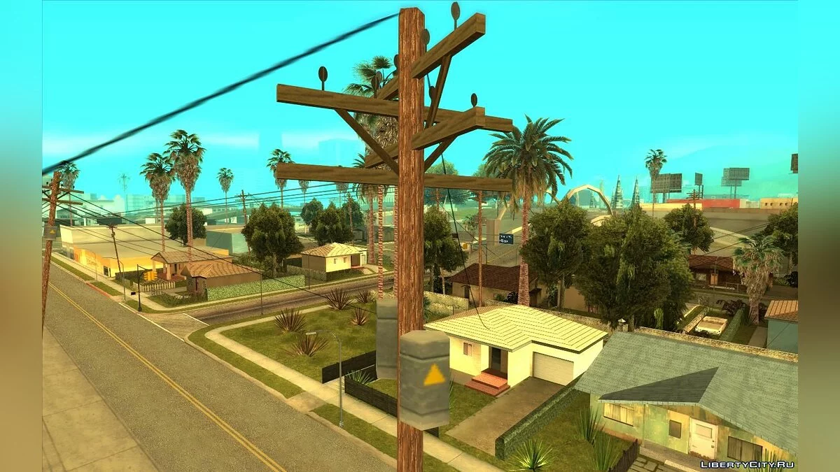 Более округлые объекты / GTA San Andreas