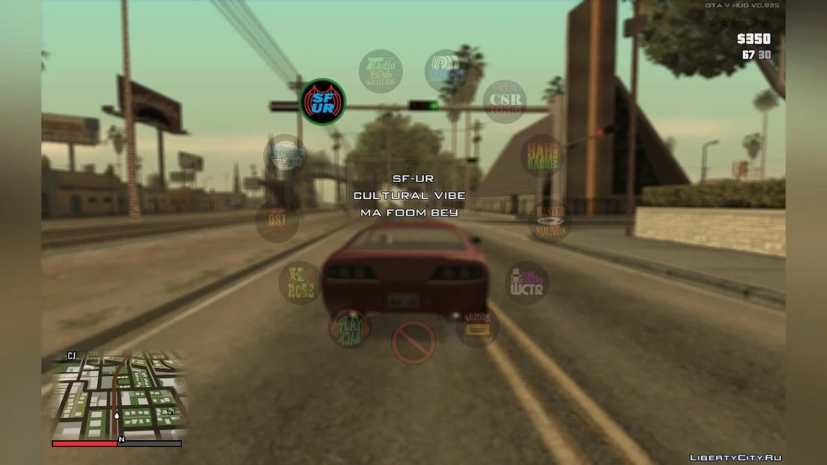 GTA 5 HUD by DK22Pac (San Andreas стиль) v0.925 / GTA San Andreas