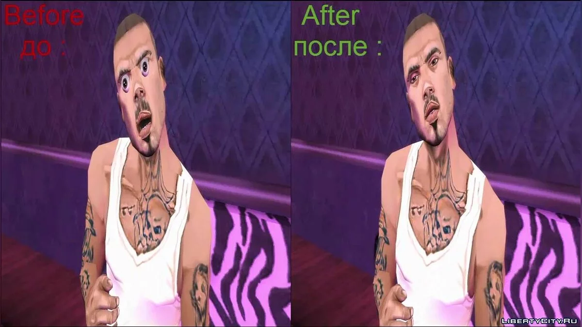 GTA SA Cutscenes fix v2.0 / GTA San Andreas