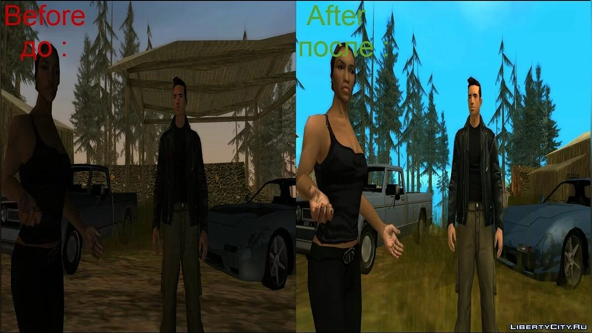 GTA SA Cutscenes fix v2.0 / GTA San Andreas