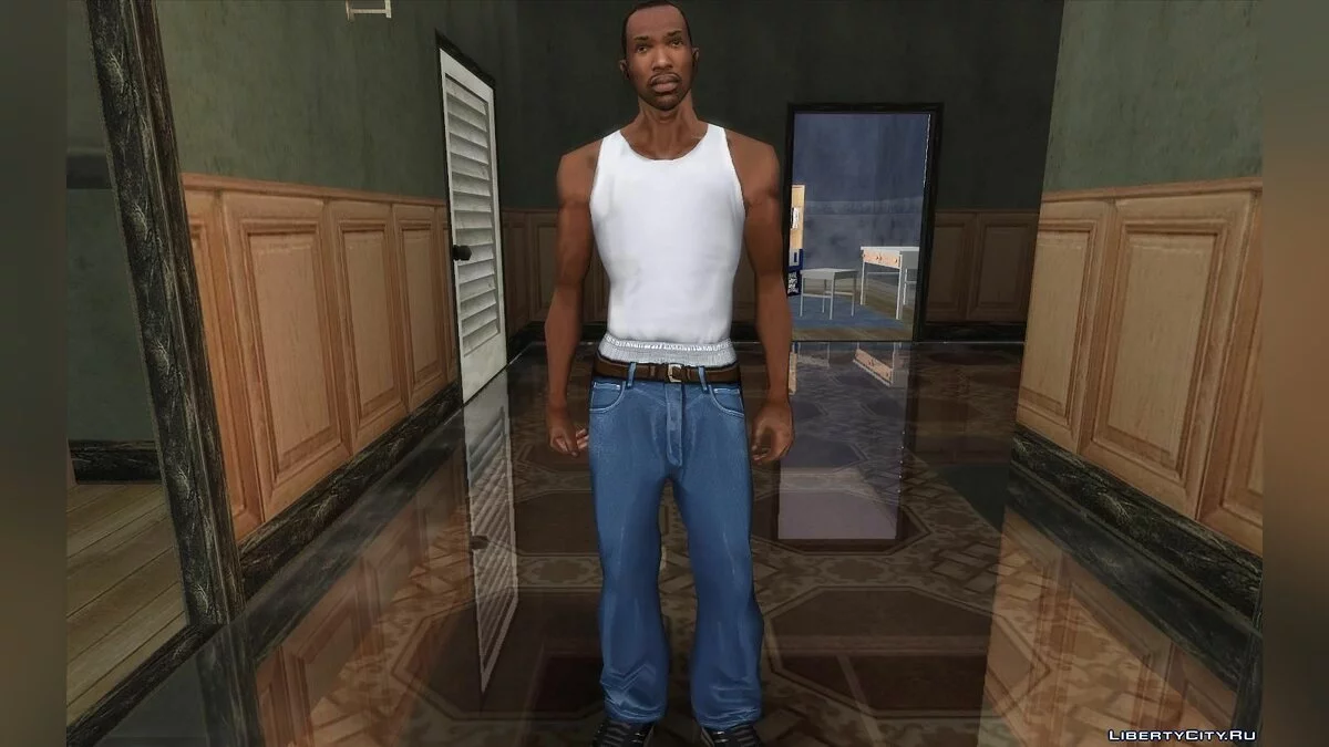 Улучшенные текстуры для Сиджея (Одежда, татуировки, прически) - CJ Upscale HD v2.0 / GTA San Andreas