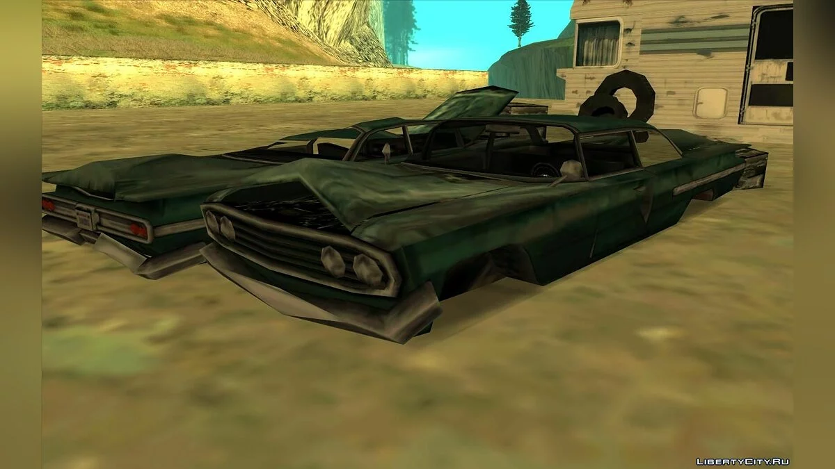 Исправление брошенных автомобилей - Prop Vehicles Project v1.1 / GTA San Andreas
