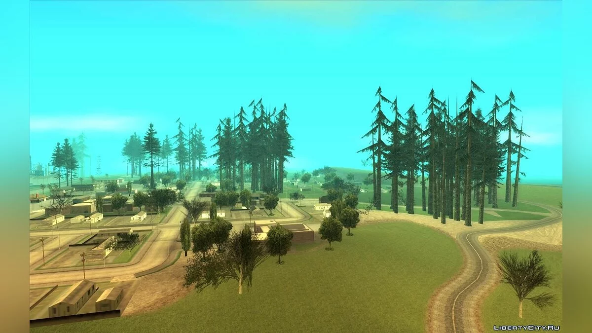 LOD Vegetation - увеличение дальности растений v1.2 / GTA San Andreas