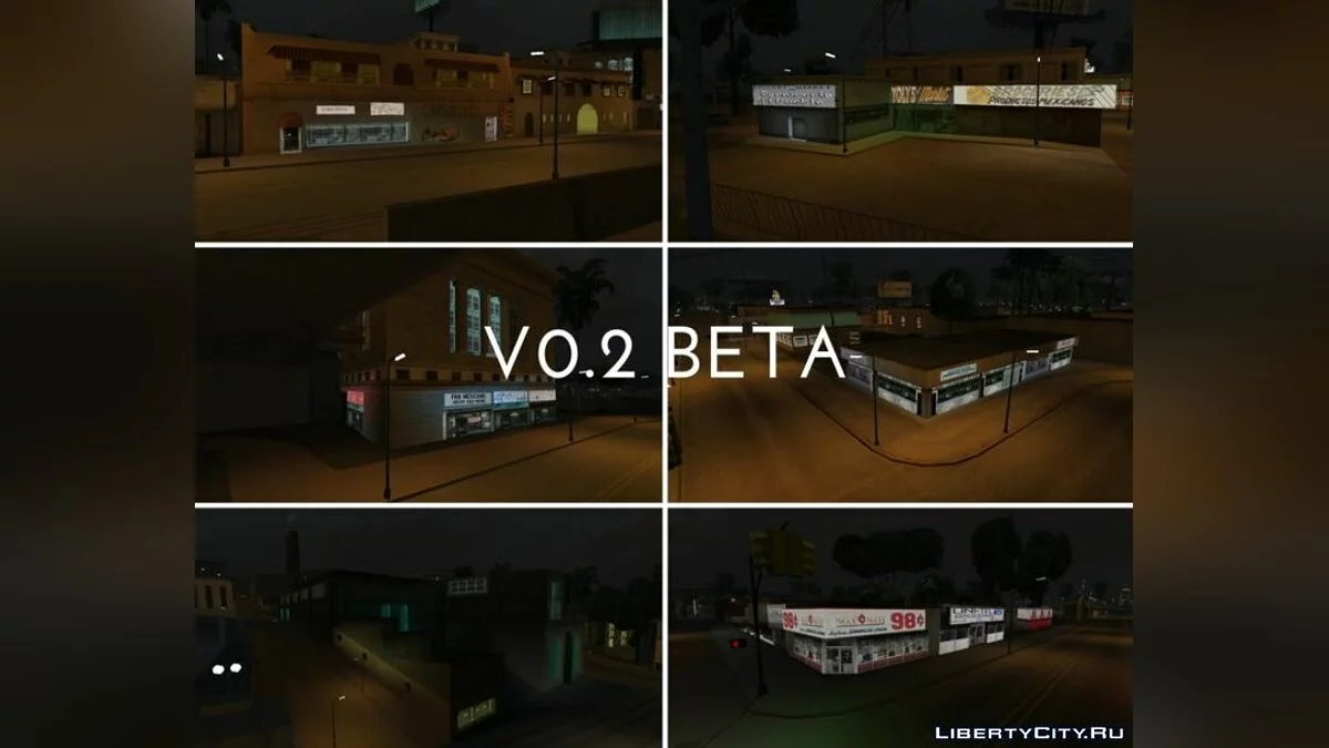 Project Immerse-Yourself v0.3 - Улучшенное освещение зданий / GTA San Andreas