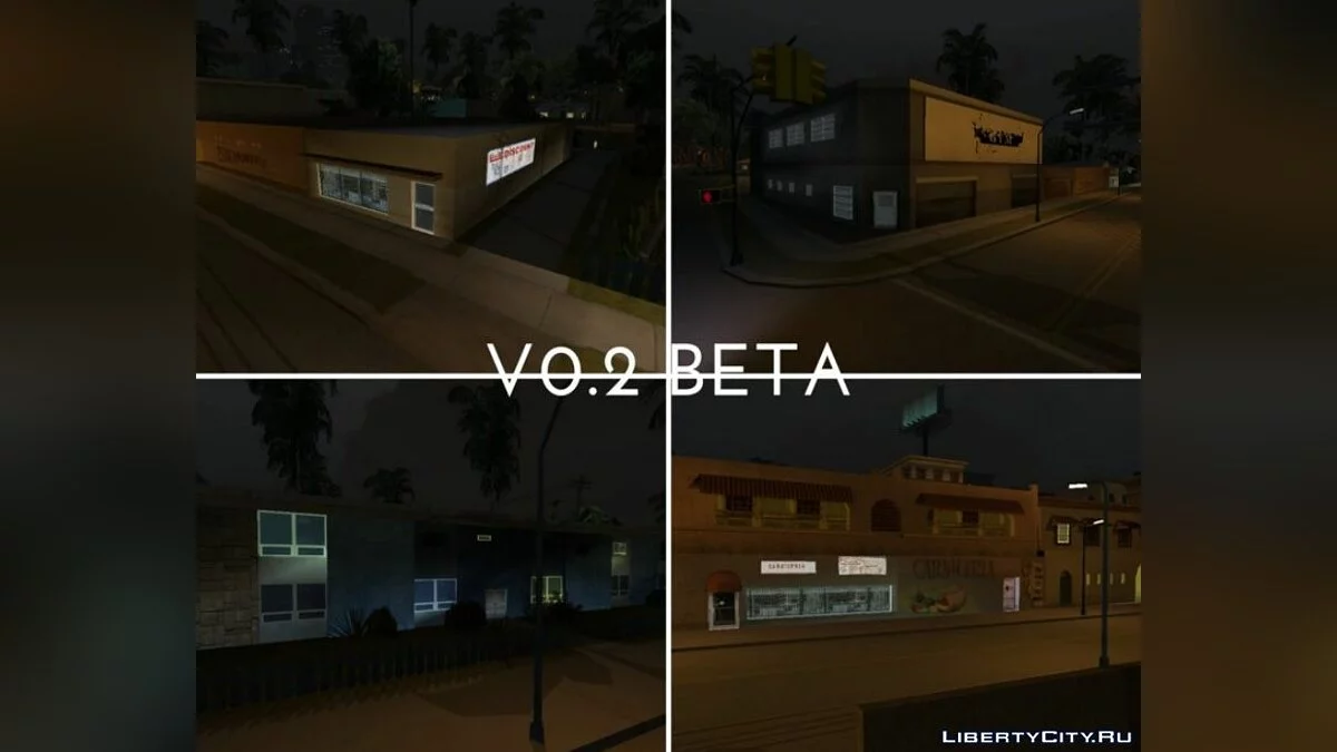 Project Immerse-Yourself v0.3 - Улучшенное освещение зданий / GTA San Andreas