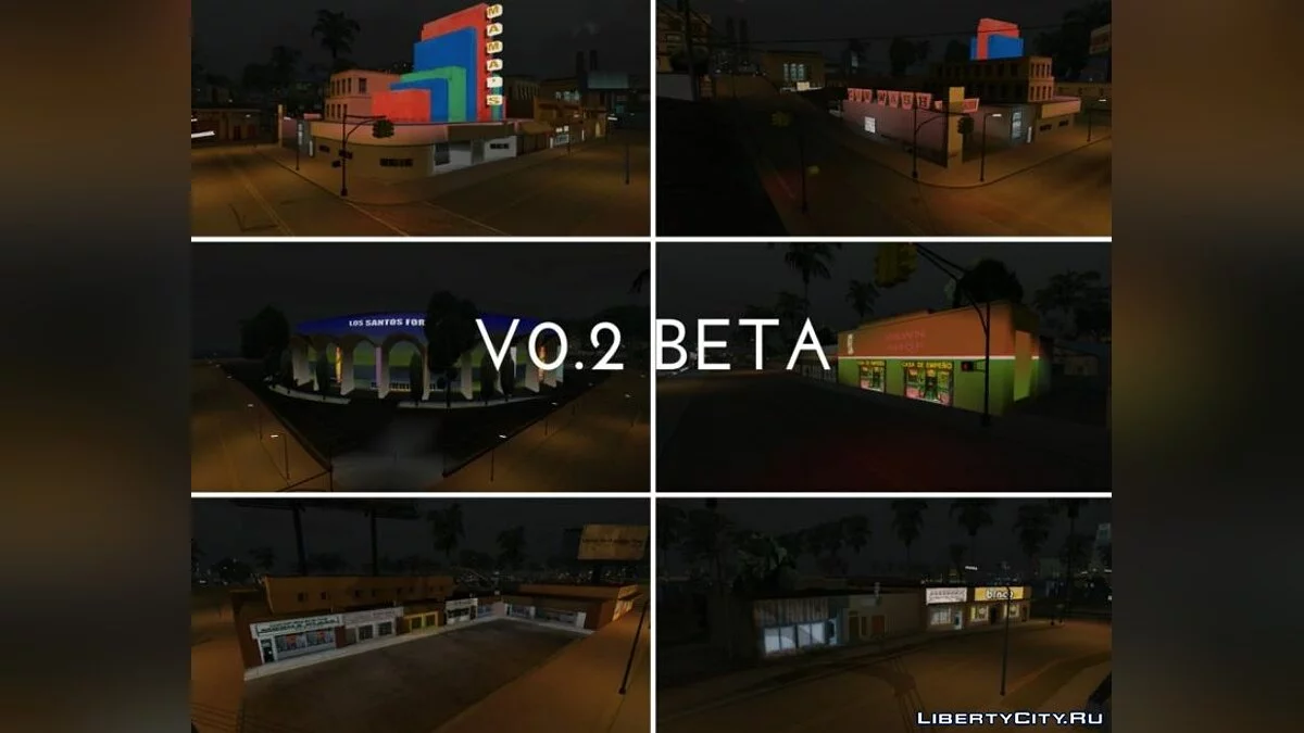 Project Immerse-Yourself v0.3 - Улучшенное освещение зданий / GTA San Andreas