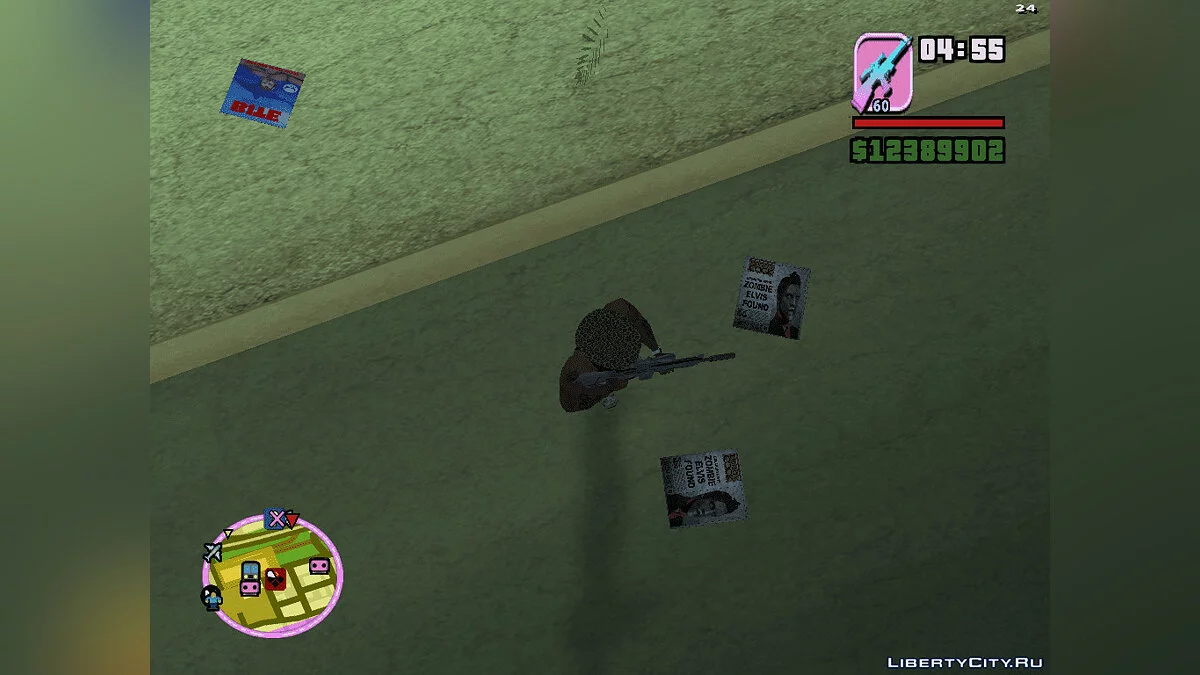 HD Газета Zombie Elvis / GTA San Andreas