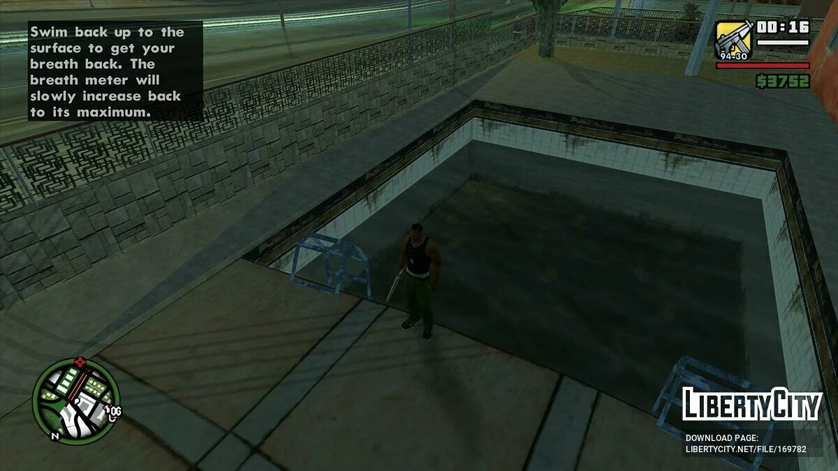 Бассейн возле мотеля Джефферсон / GTA San Andreas