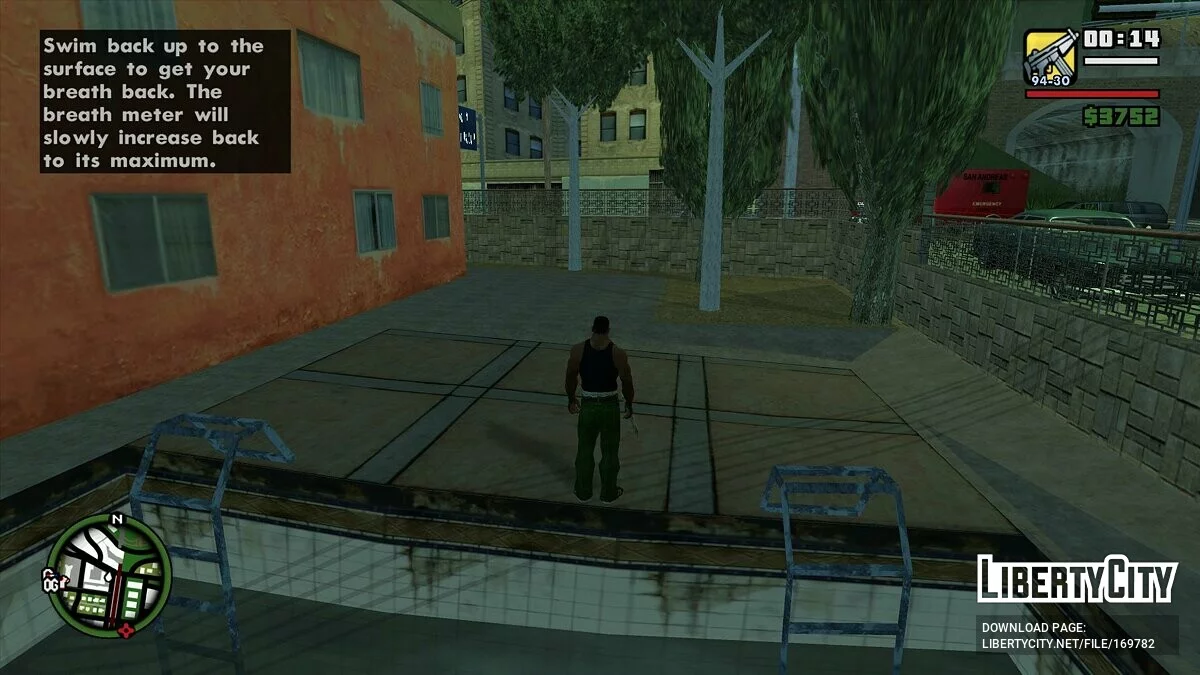 Бассейн возле мотеля Джефферсон / GTA San Andreas