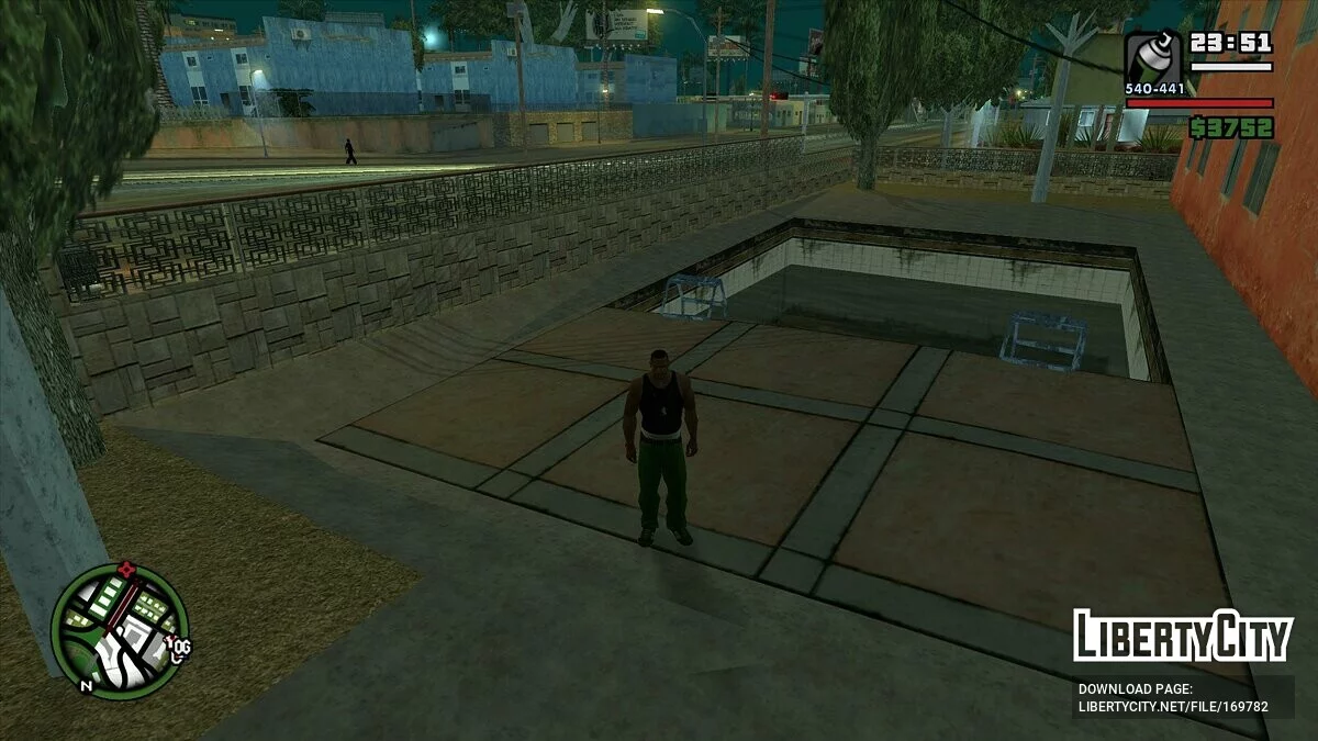 Бассейн возле мотеля Джефферсон / GTA San Andreas